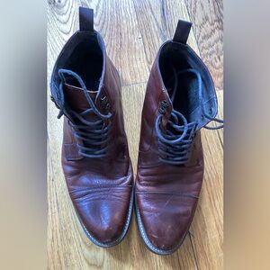 Men's Brown Leather Chukka Boot - Lace-Up Ankle Boot